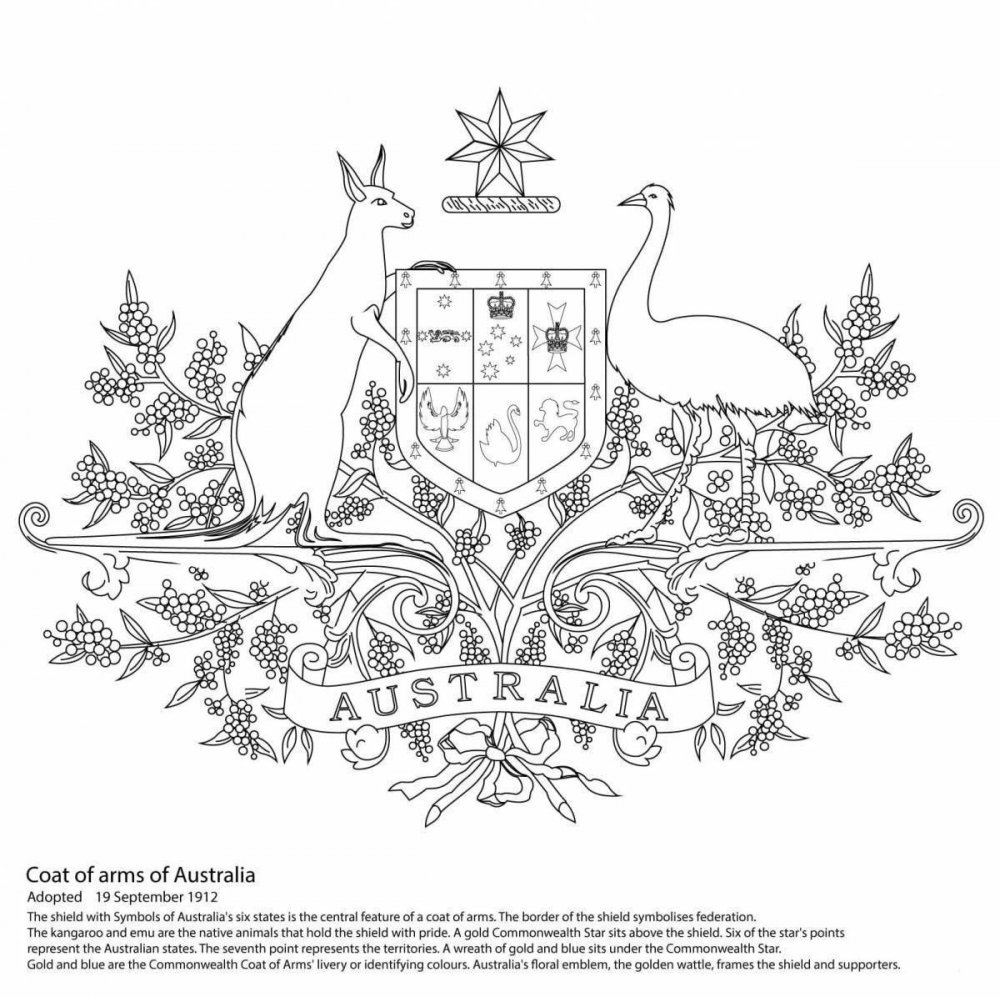 Раскраска герб ХМАО Югры