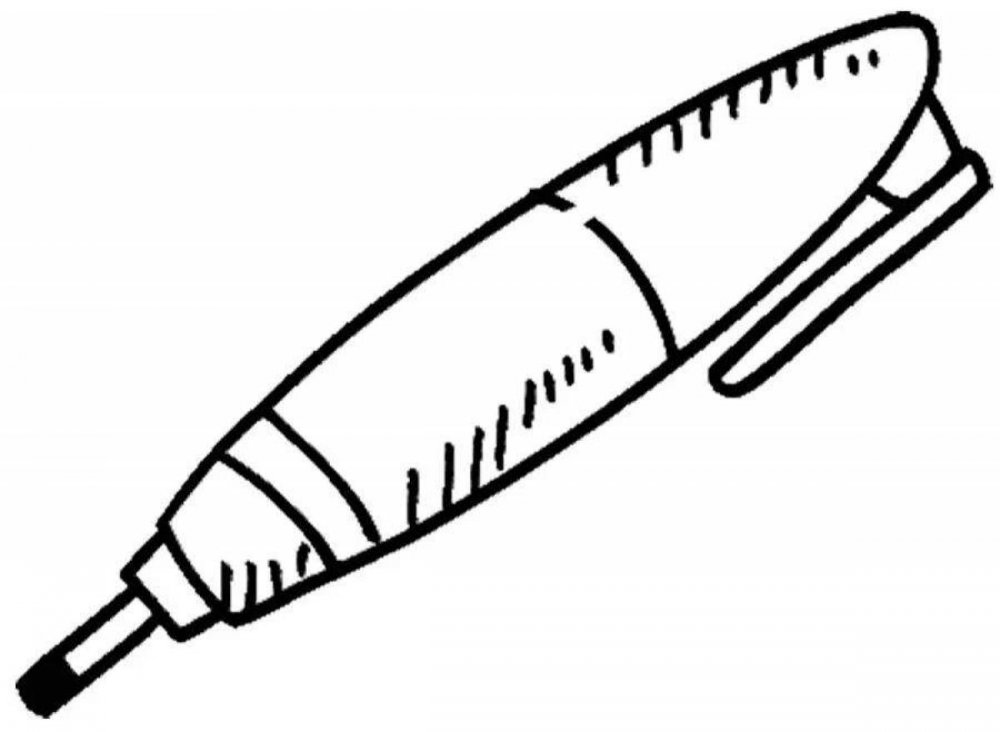 Ручка макет для печати