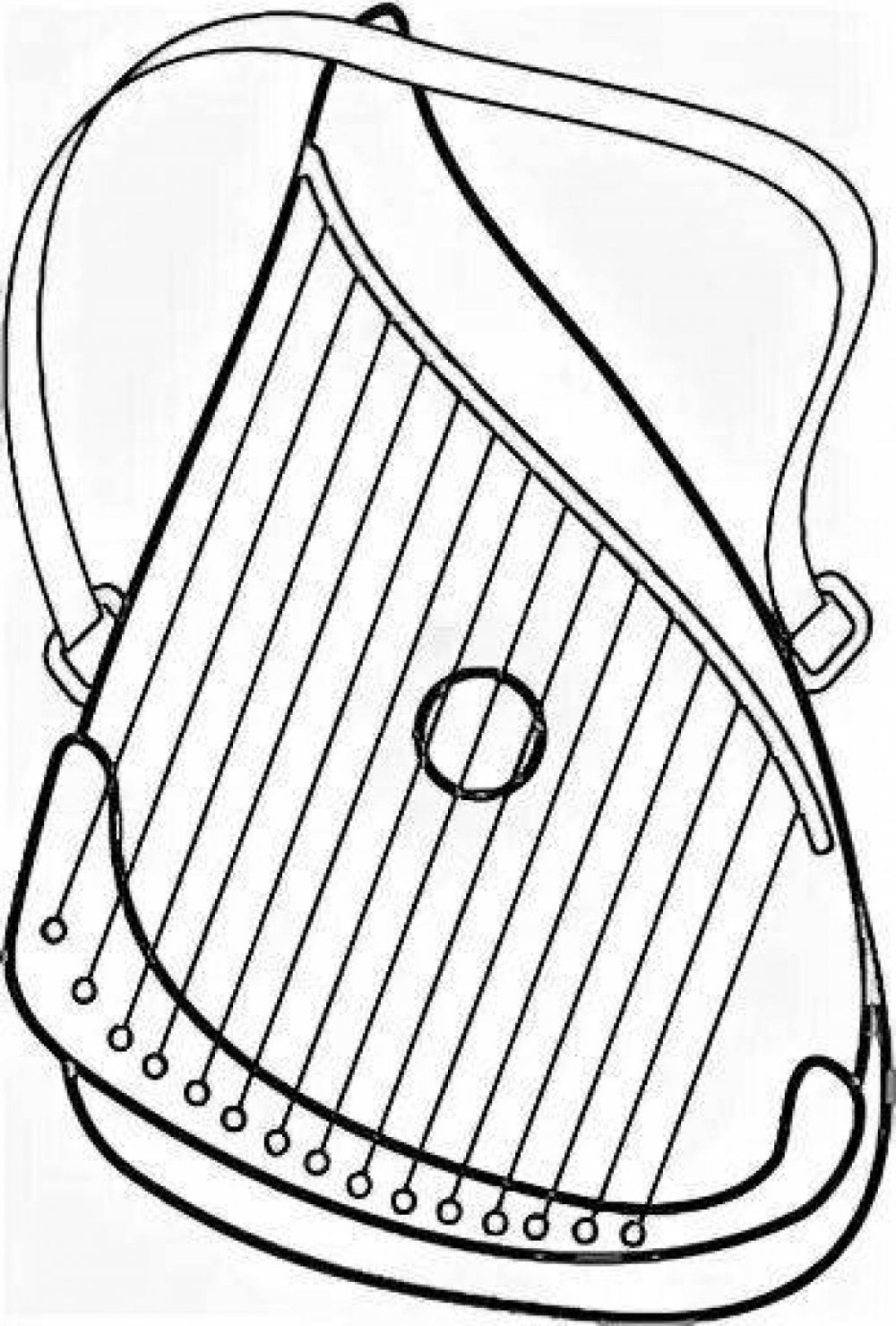 Народный музыкальный инструмент гусли рисунок