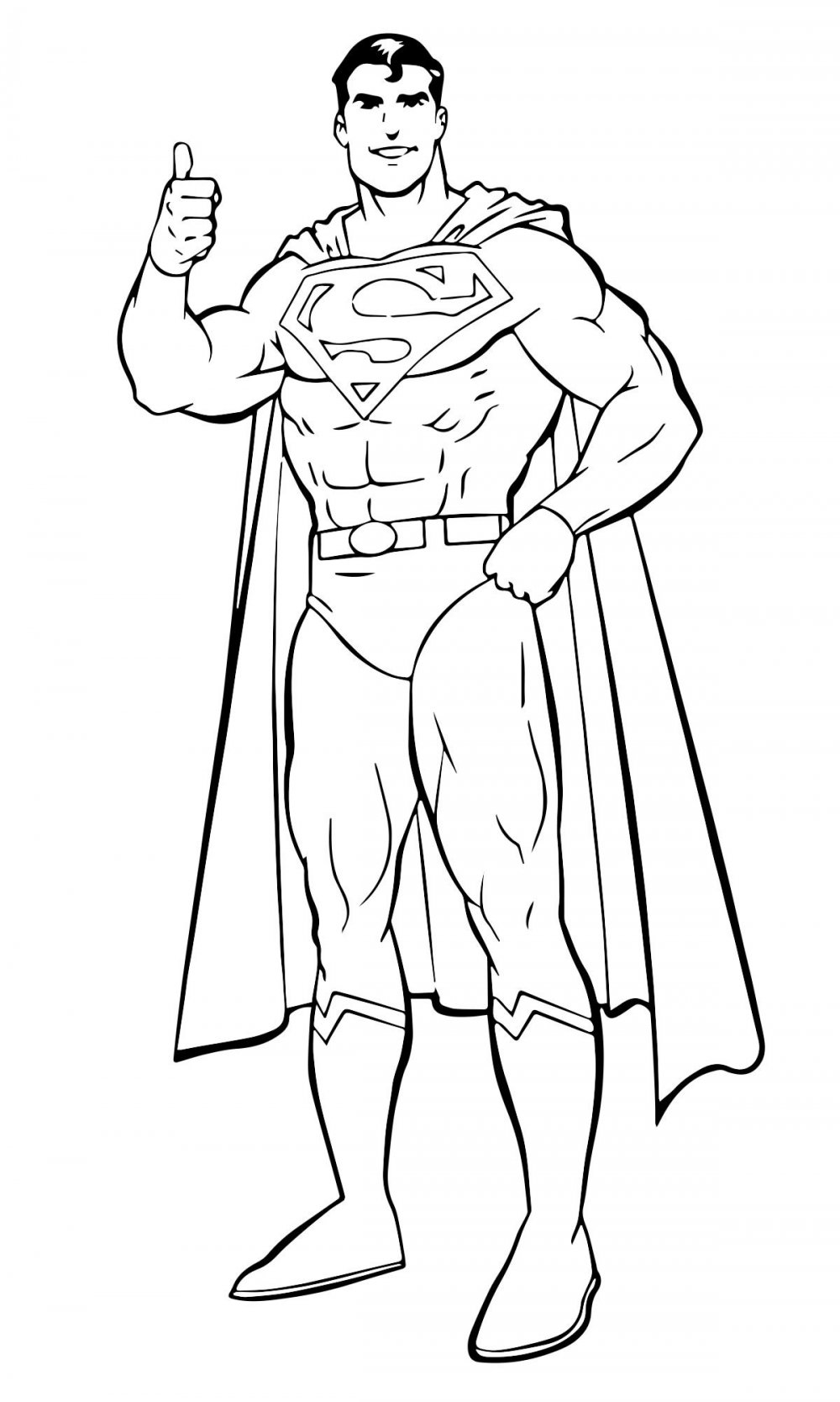 Раскраски для мальчиков Супергерои Бэтмен
