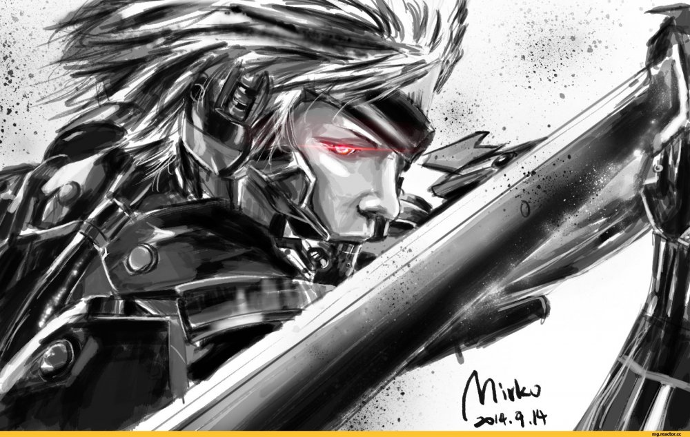 Raiden Metal Gear скетч