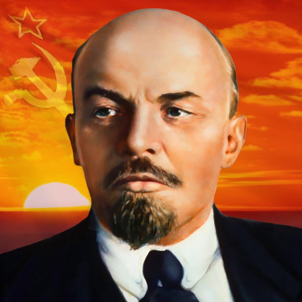 Фотография Ленина лицо с суровым взглядом
