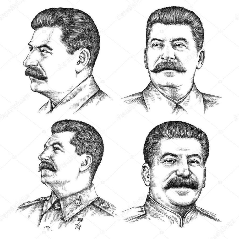 Сталин Иосиф Виссарионович векторные изображения