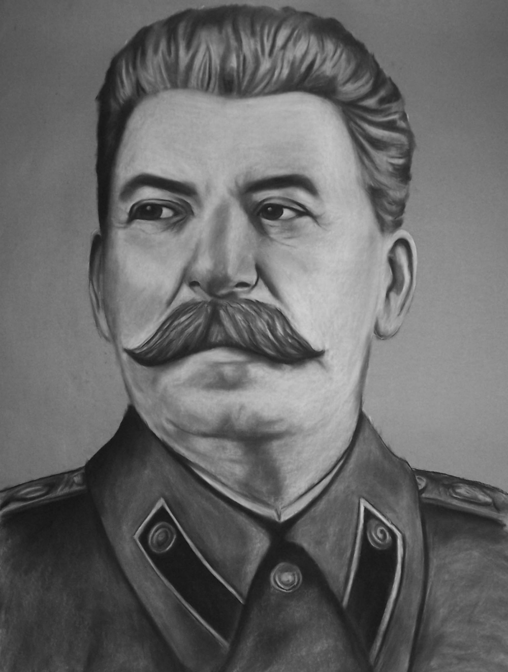 Сталин Иосиф Виссарионович рисунок карандашом