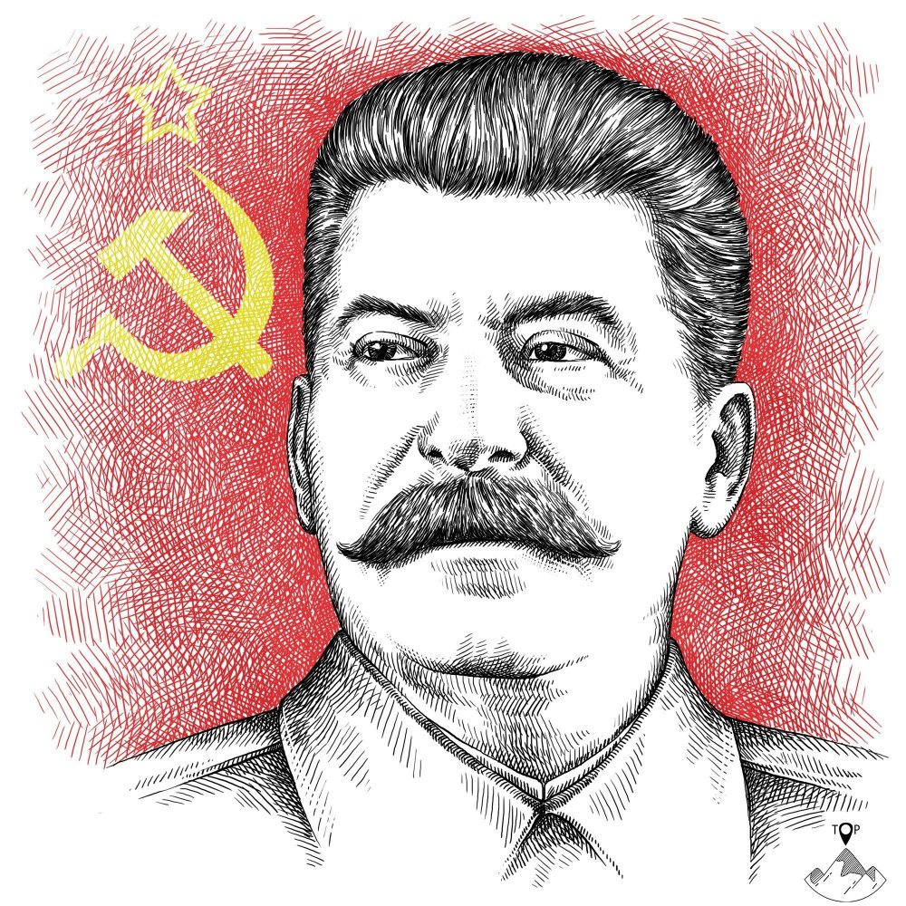 Сталин силуэт