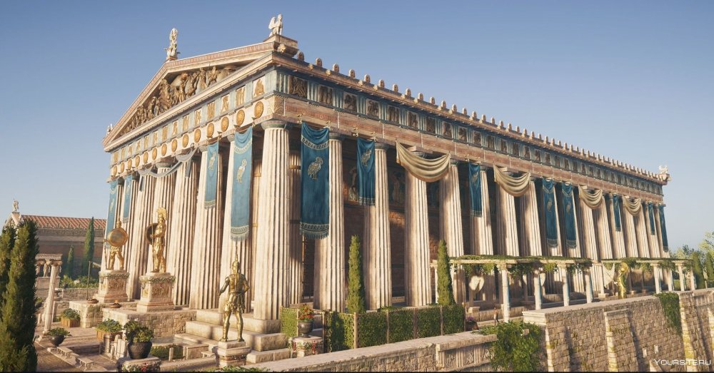 Архитектура древней Греции храм Парфенон