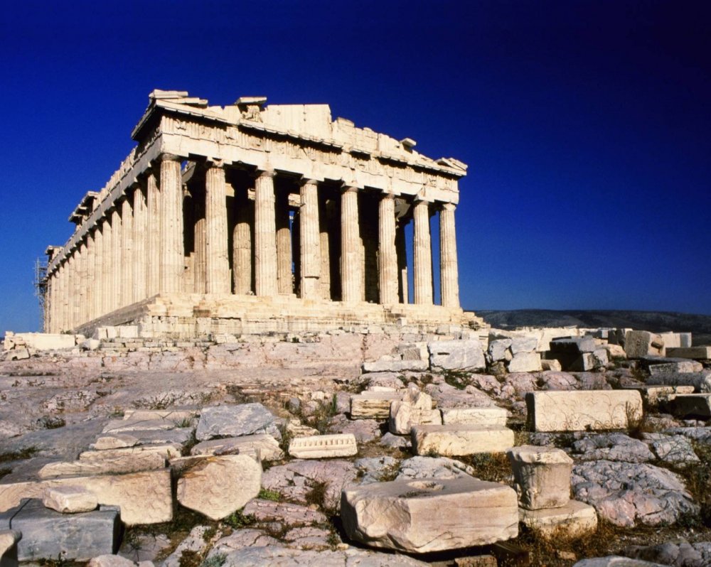 Греция Афины Акрополь и Парфенон