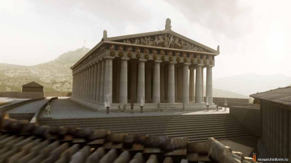 Храм Парфенон в Греции дорический