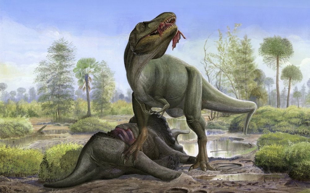 Рисунок динозавра тиранозавра карандашом