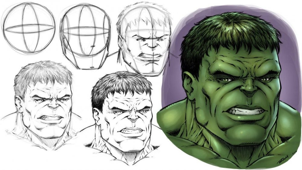 Раскраски Marvel Abomination vs Hulk