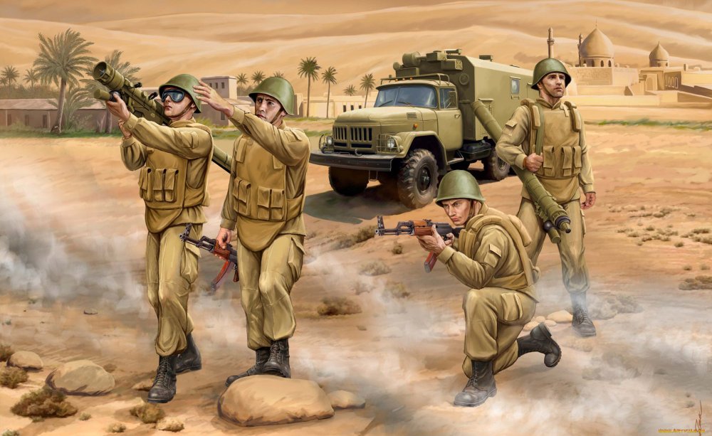 Советская армия в Афганистане в живописи