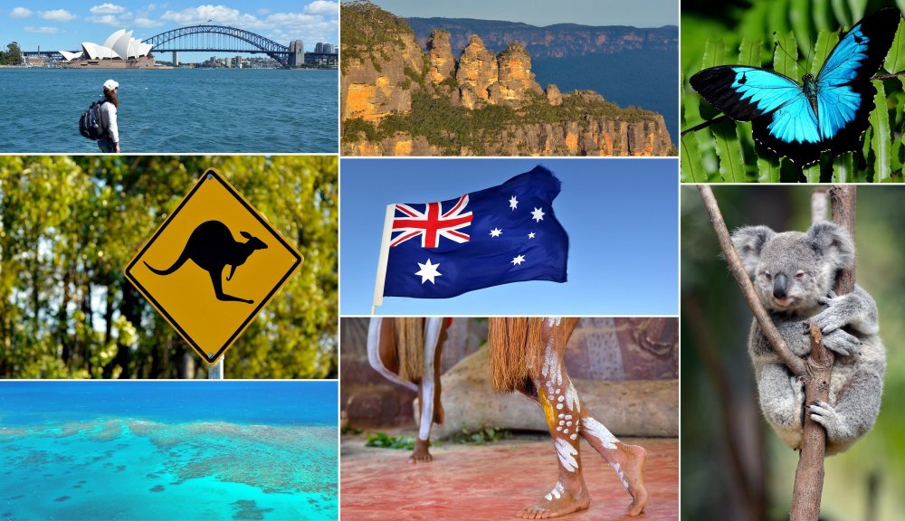 Коллаж по Австралии