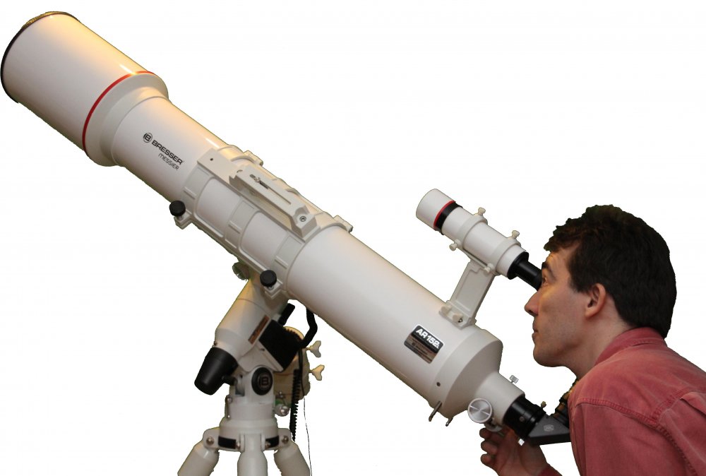 Звездочет с телескопом