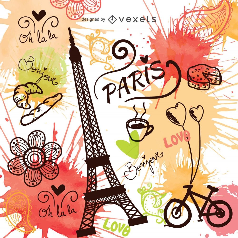Векторное изображение Париж