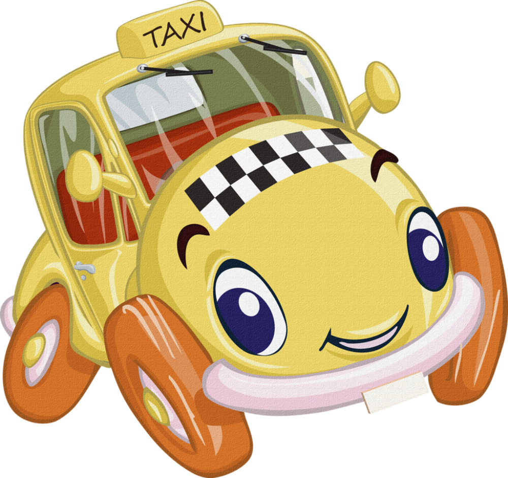 Машинка такси в ПСД
