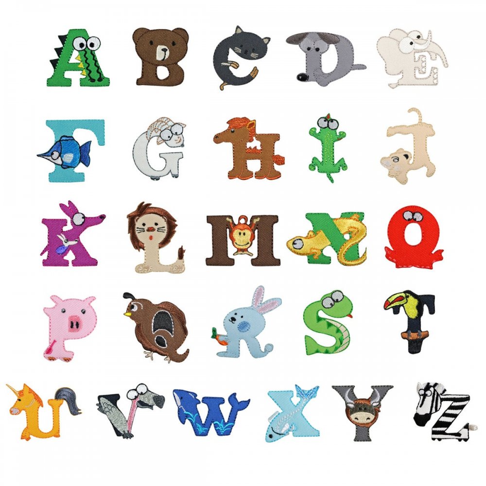 Алфавит в виде животных