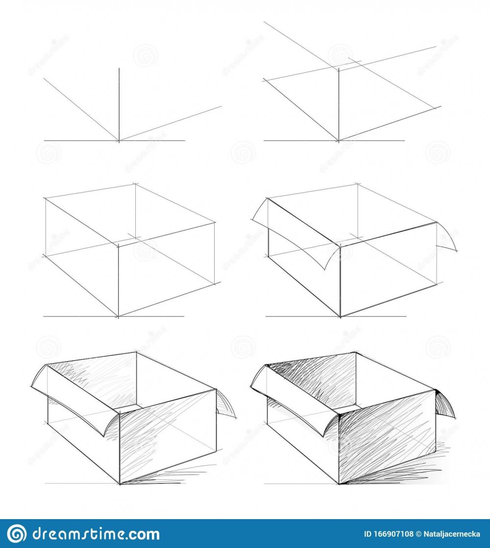 Геометрические фигуры для рисования с перспективой