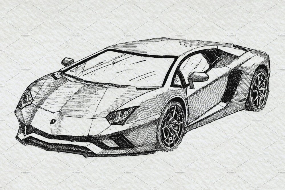 Lamborghini Centenario чертеж