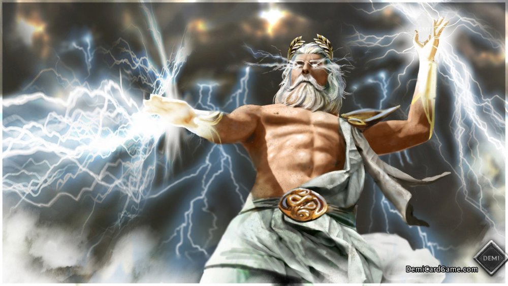 Бог громовержец Зевс Греция