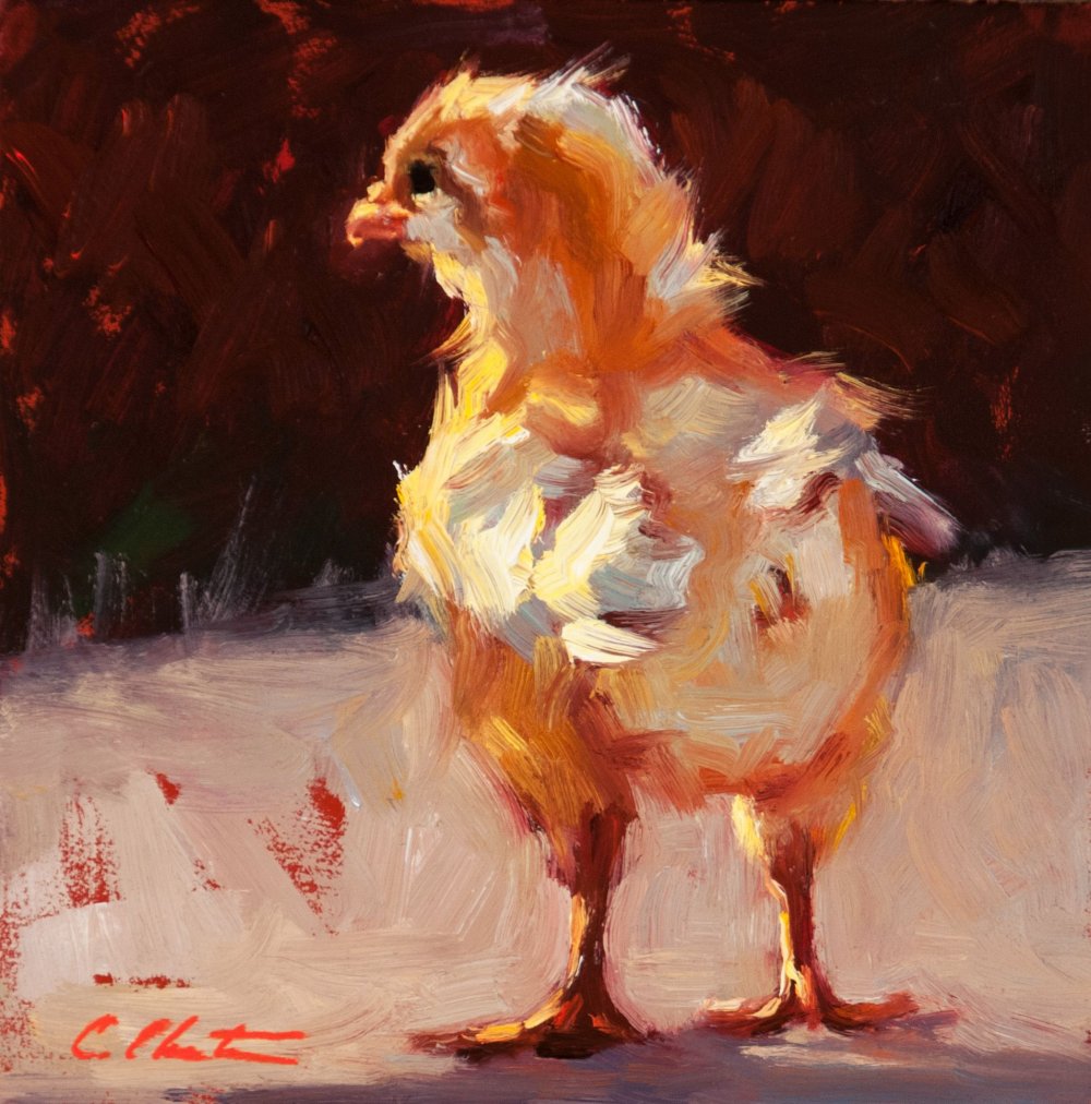 Курица живопись