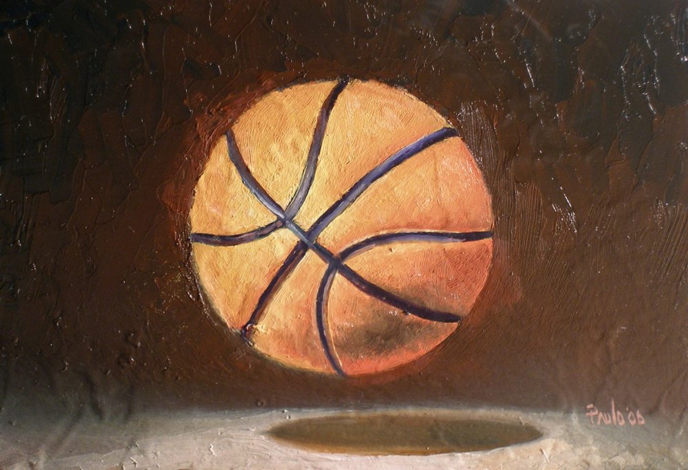 Баскетбол живопись