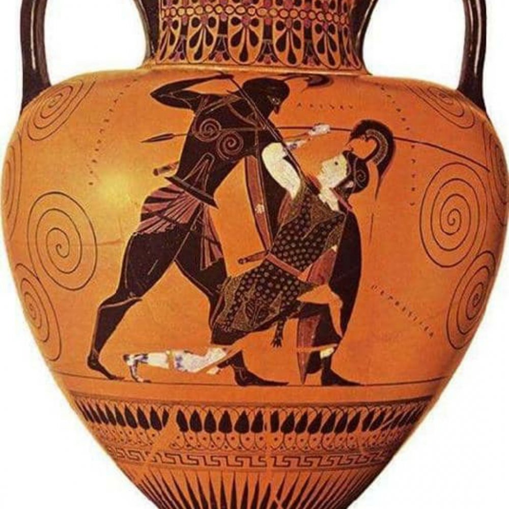 Чернофигурная вазопись древней Греции