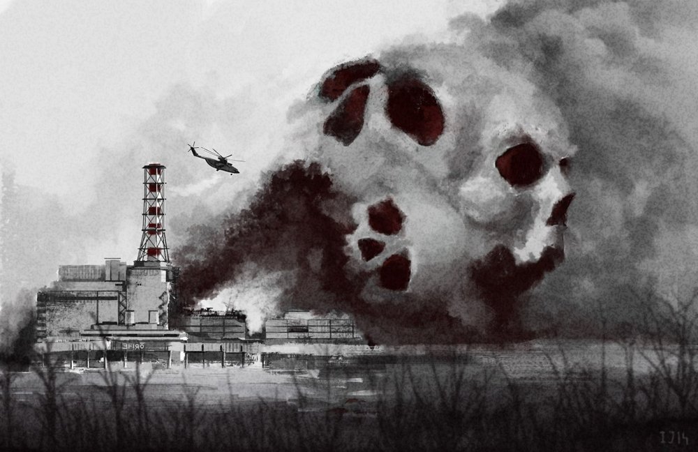 Взрыв Чернобыльской АЭС арт