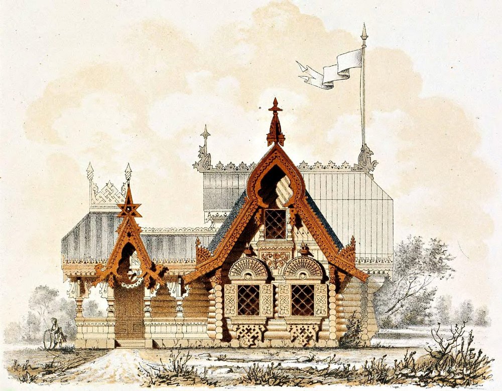 Мотивы русской архитектуры 1874-1880 гг