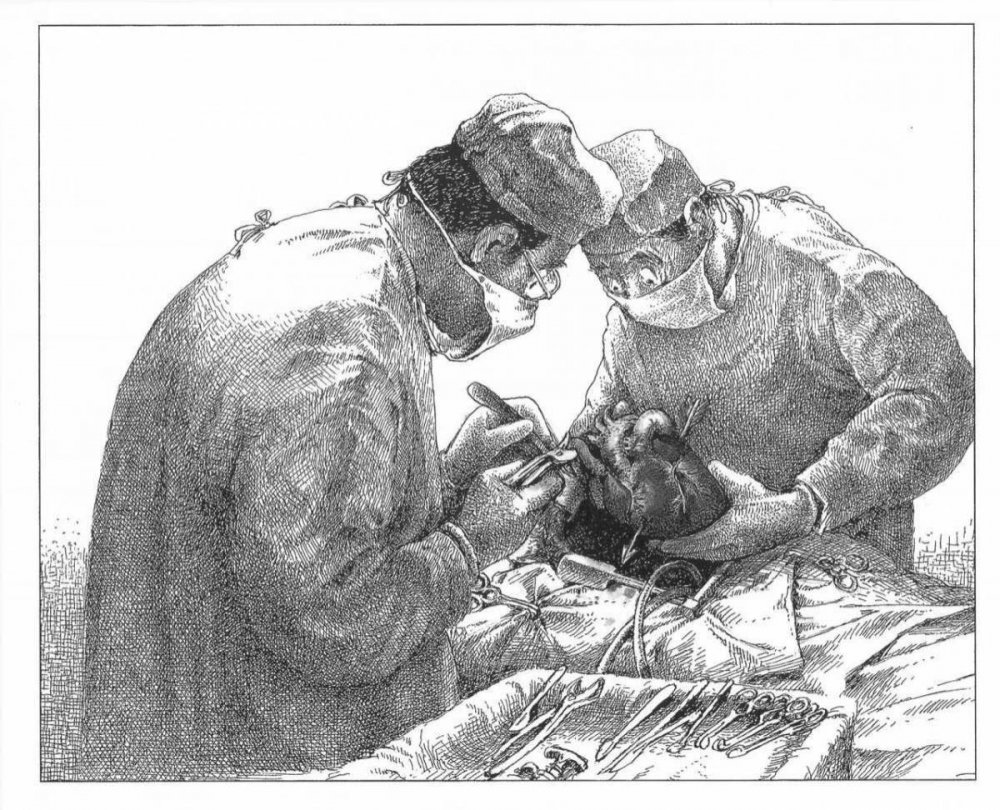Чехов хирургия раскраска
