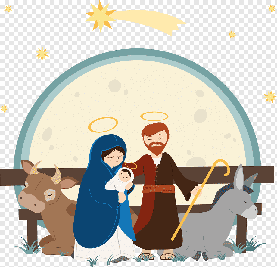 Мария и Иосиф для вертепа