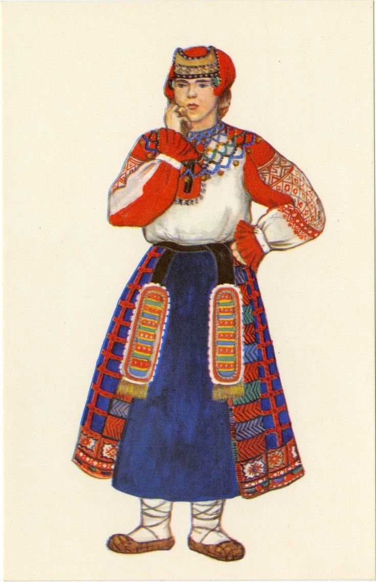 Национальный костюм Воронежской губернии женский