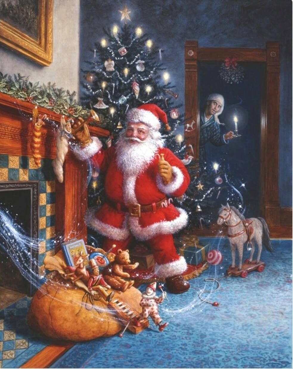 Картины Ruth Sanderson Рождество
