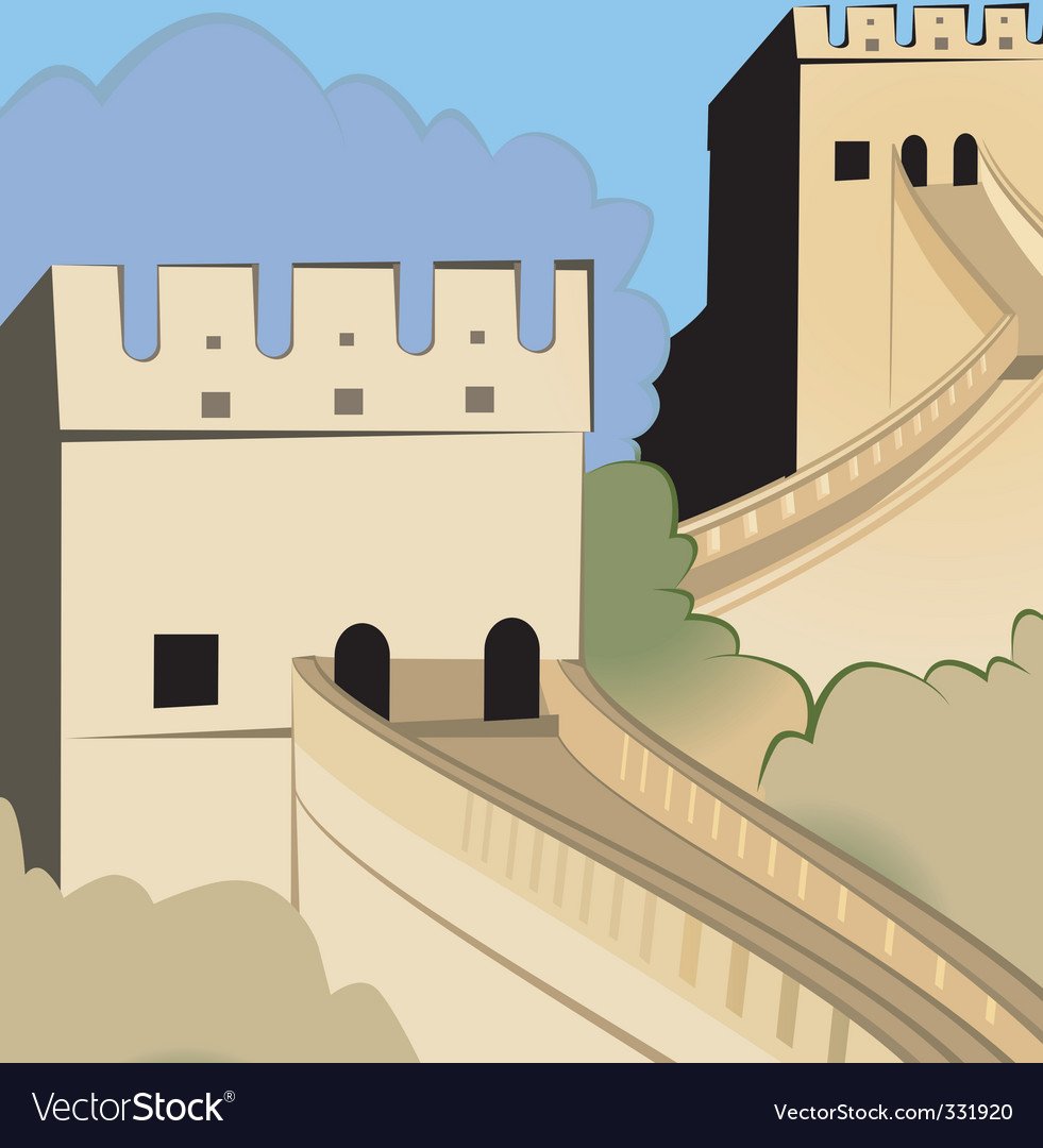 Китайская стена плакат