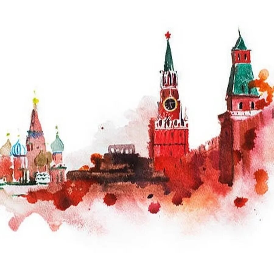 Кремлевская стена рисунок