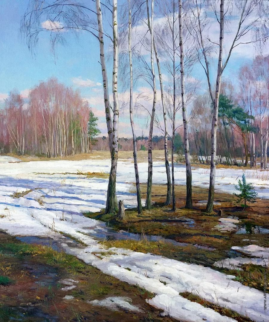 Брусилов Станислав картина ранняя Весна