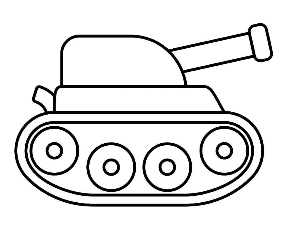 Контур танка т 34
