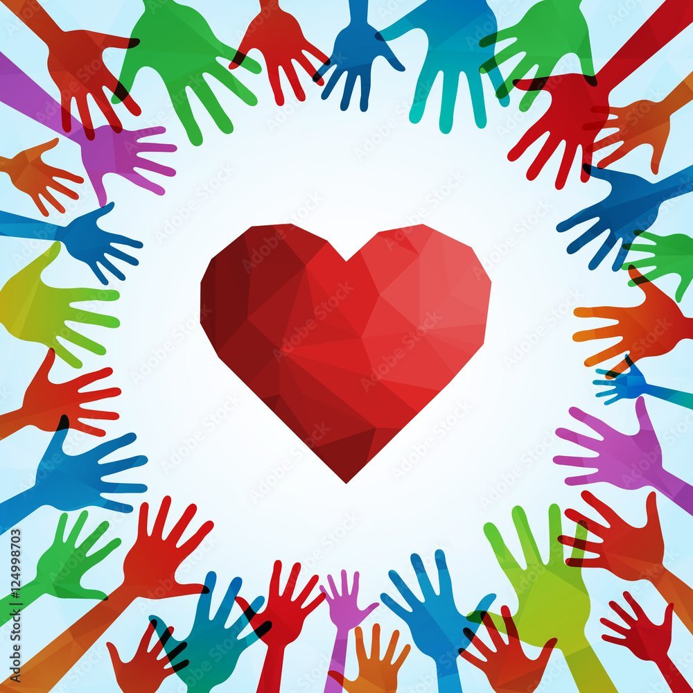 Руки в сердце волонтерство