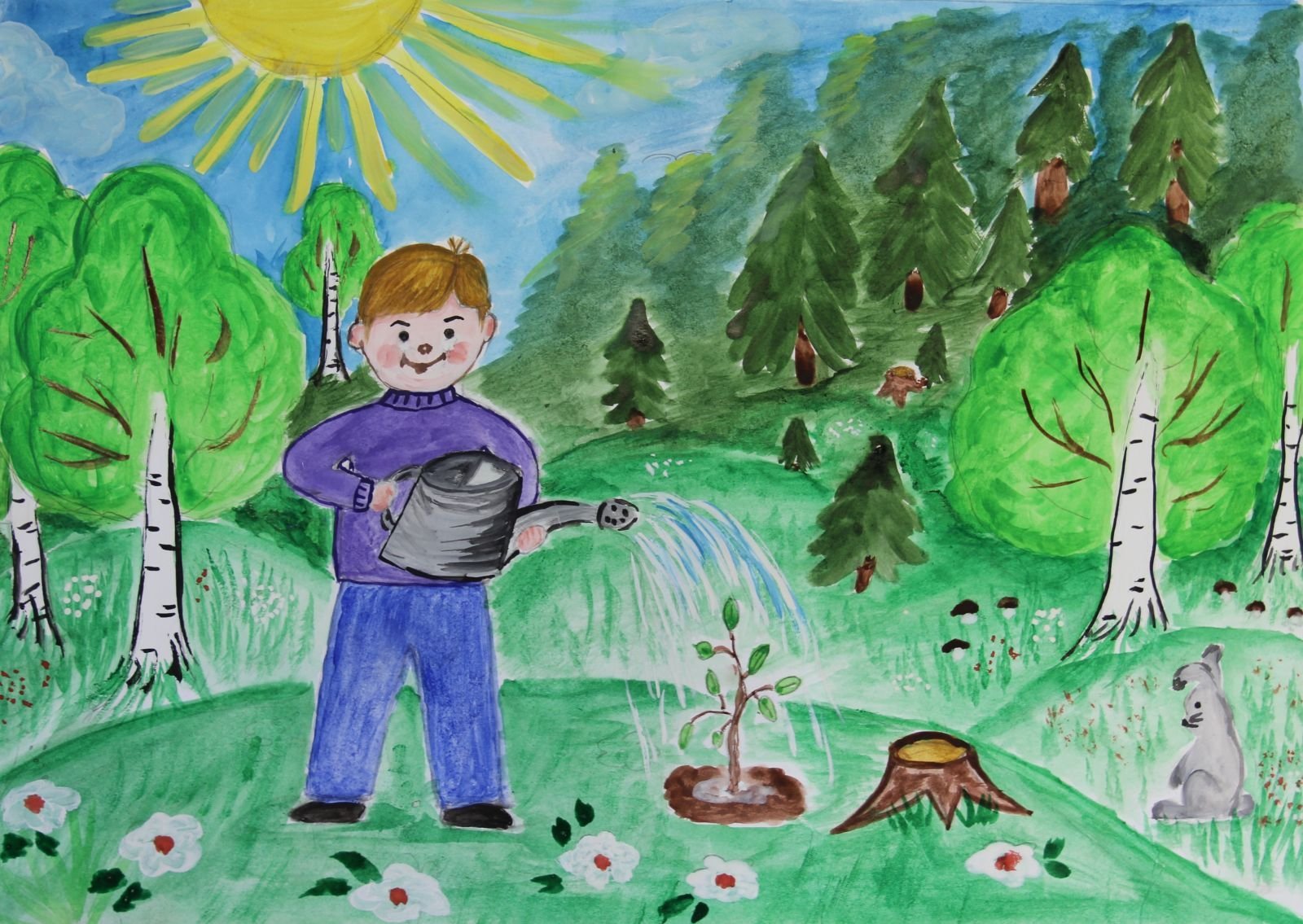 Бережно создадим. Человек и природа рисунок. Экологический рисунок. Рисунок на тему экология. Детские рисунки на экологическую тему.