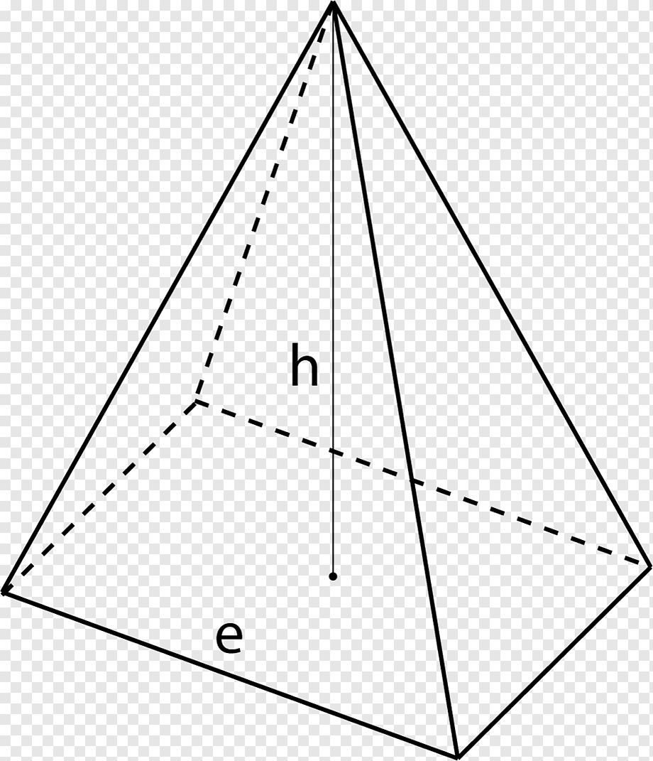 Неправильная четырехугольная пирамида