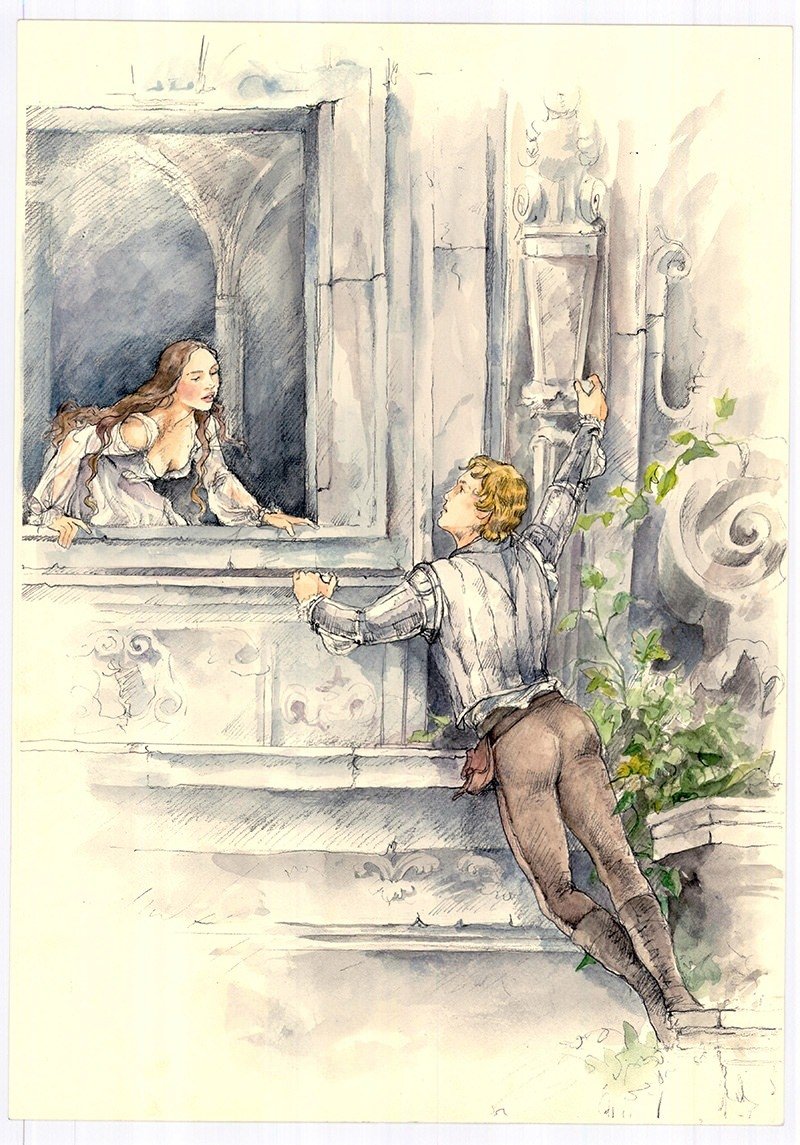Ромео и Джульетта иллюстрации к произведению