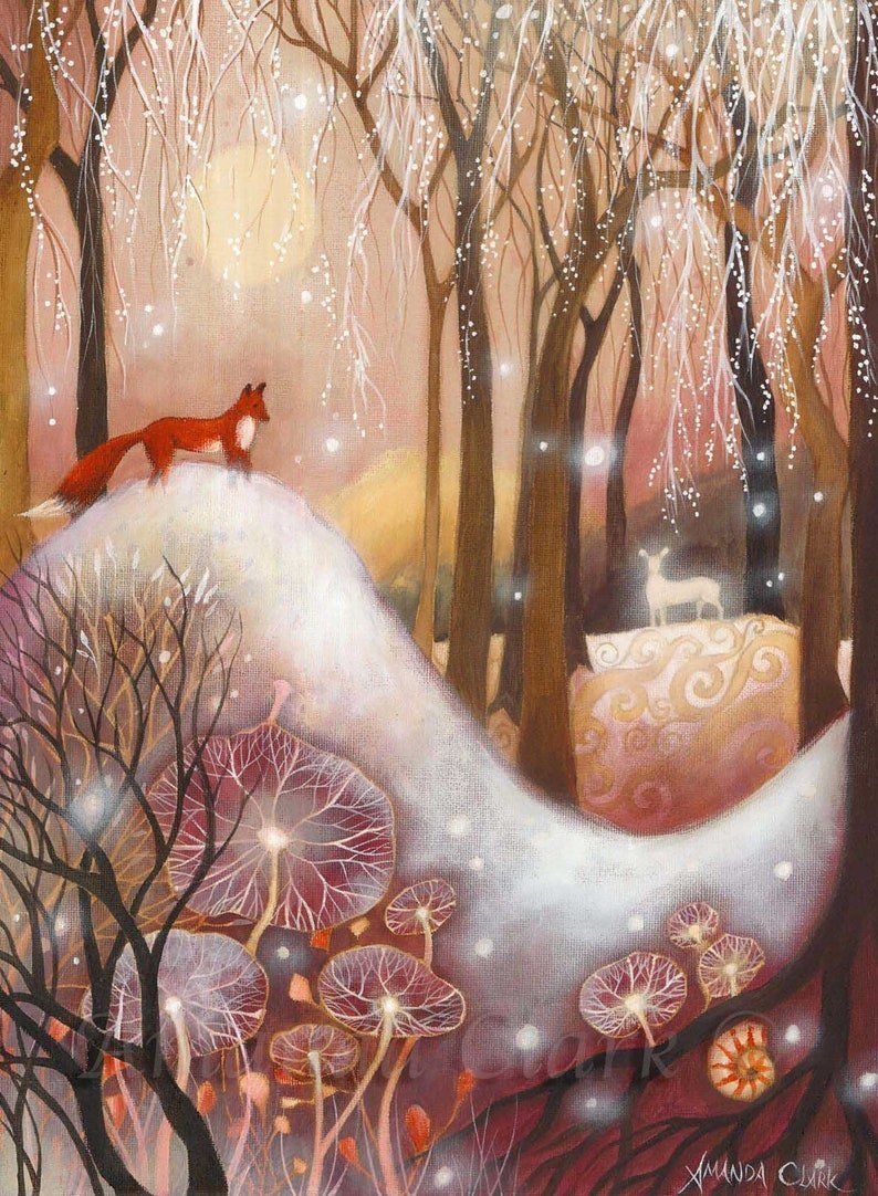 Картины Аманды Кларк зима