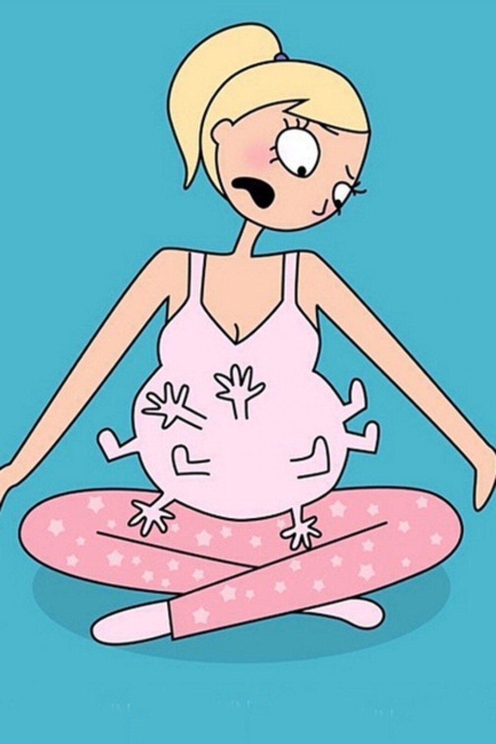 Карикатуры на беременных женщин