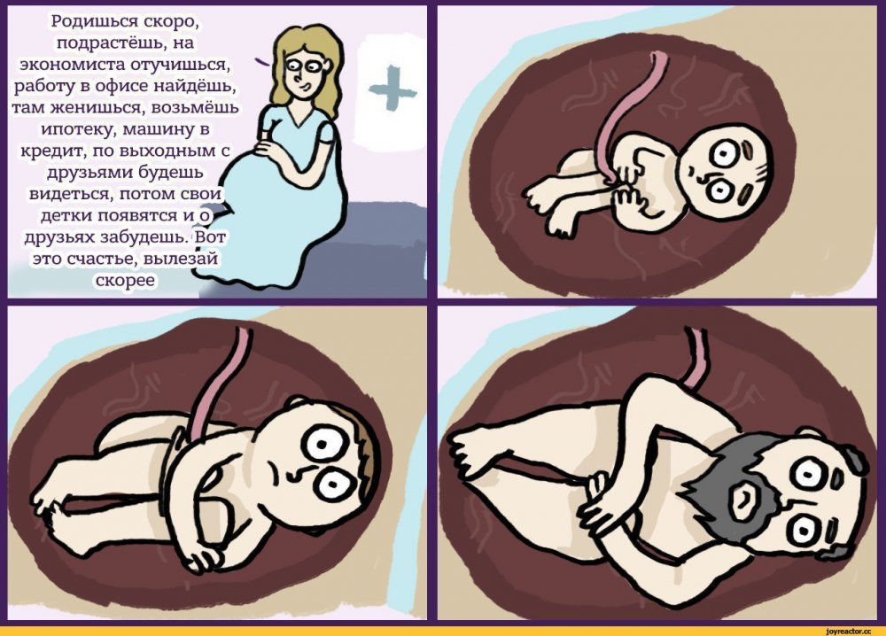 Приколы про беременность и родв