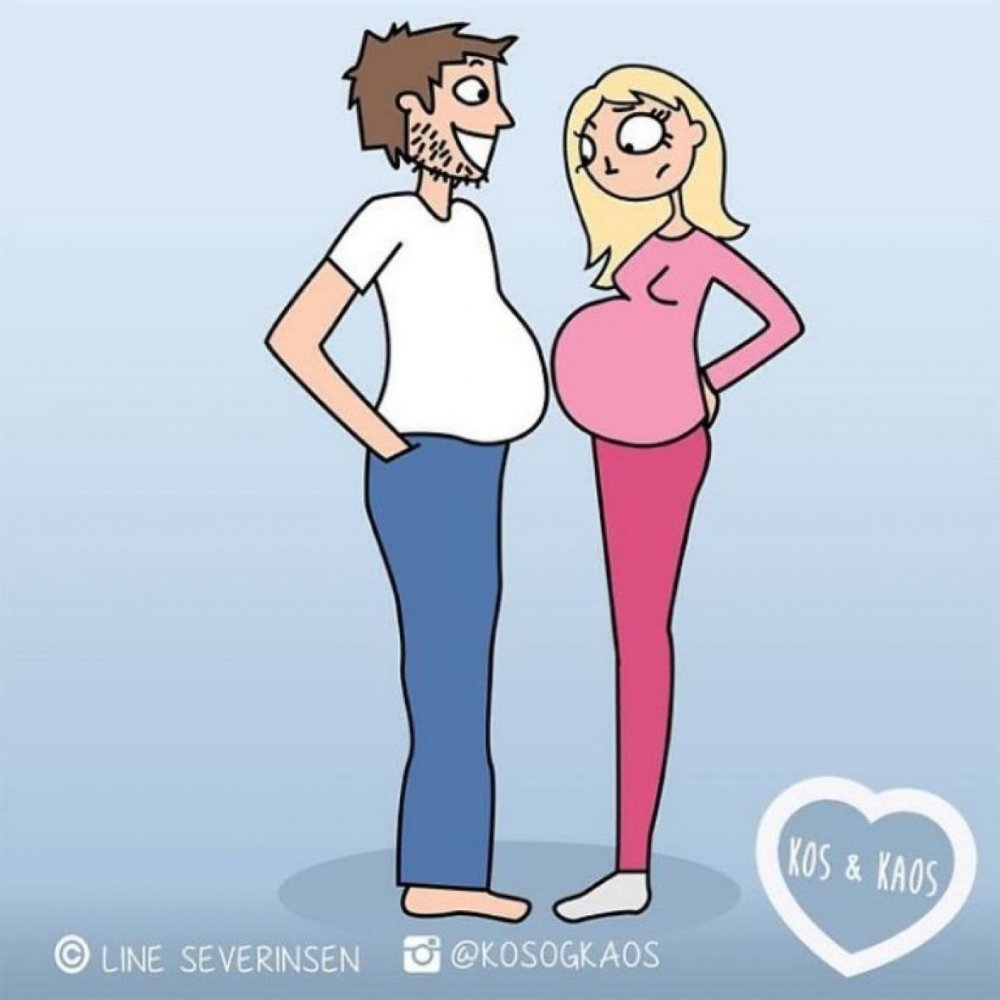 Прикольные рисунки беременных