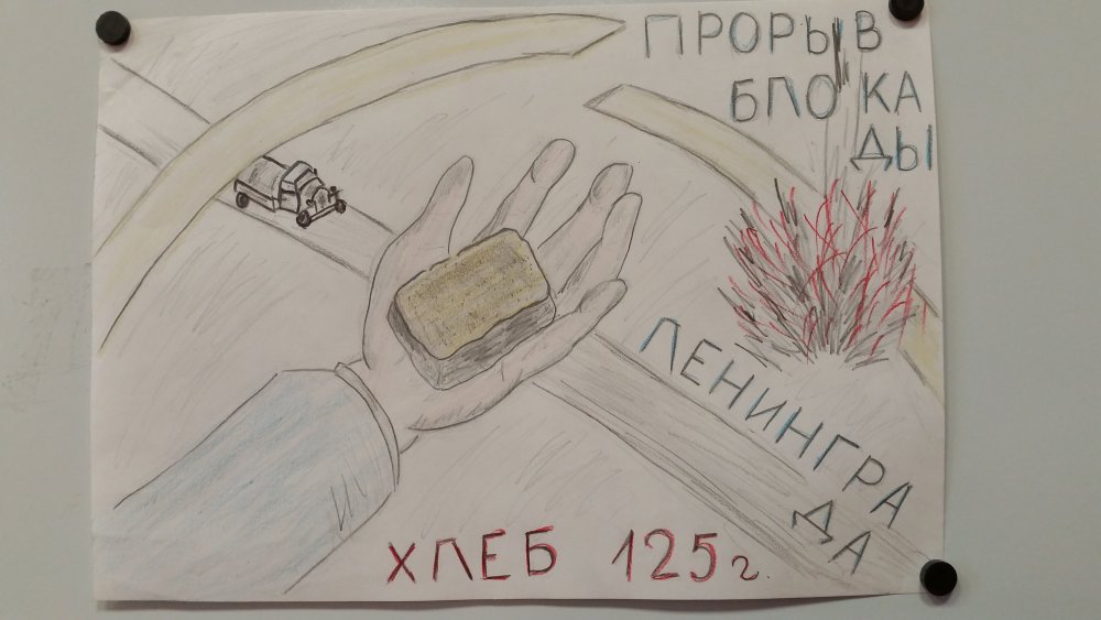 Блокада Ленинграда рисунки