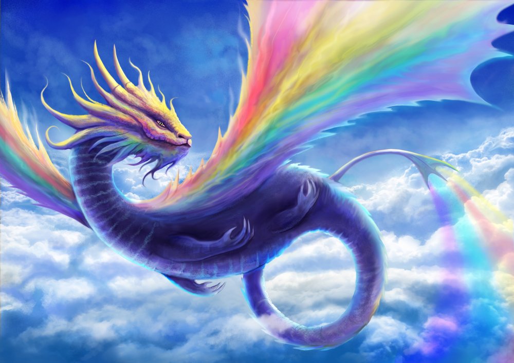 Радуга Небесный дракон Китай