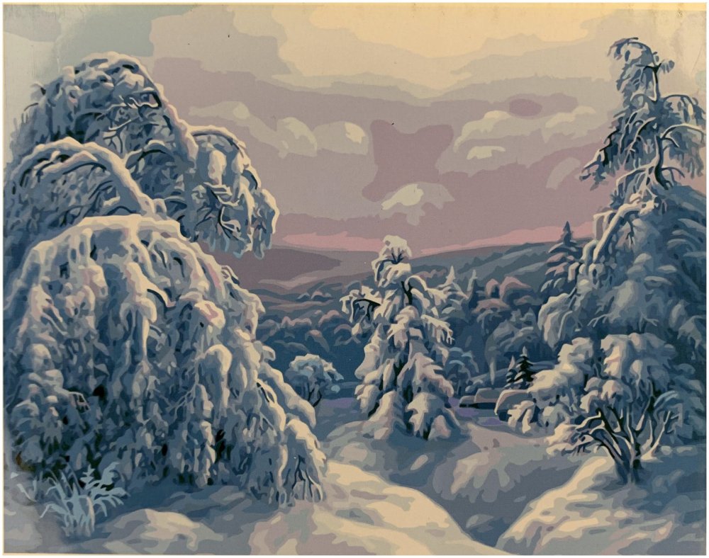 Виктор Цыганов картины зима