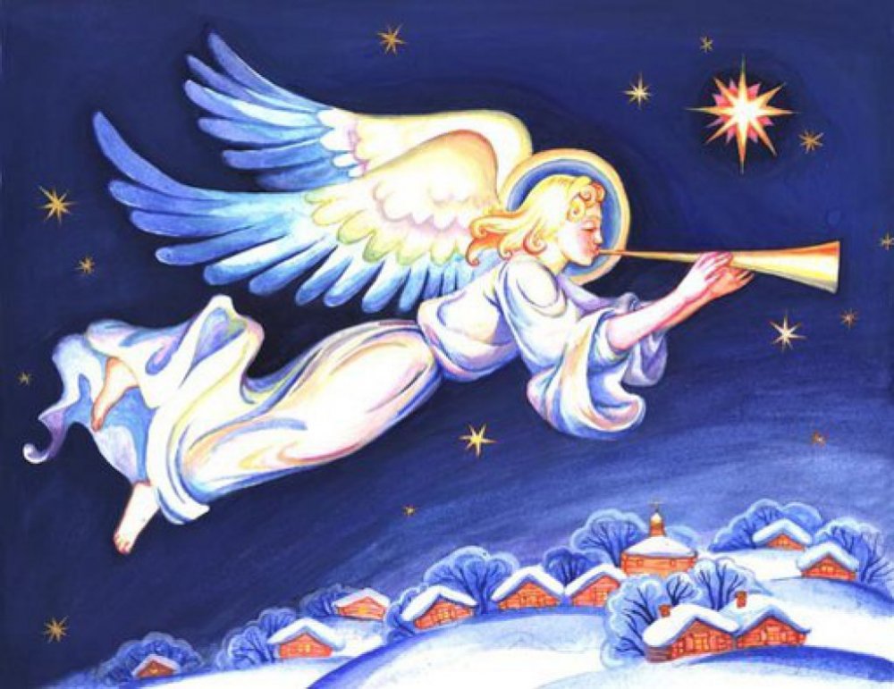 Рождественский ангел и Вифлеемская звезда