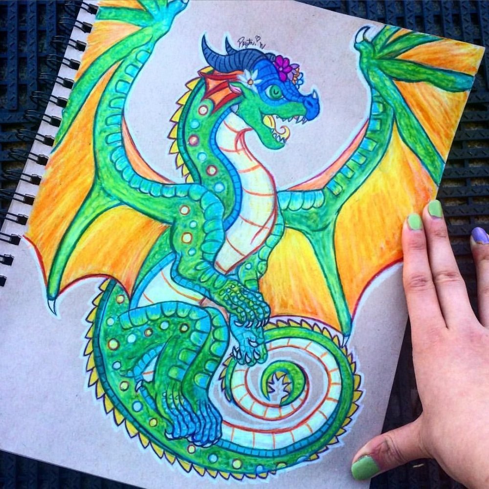 Рисование на тему дракон