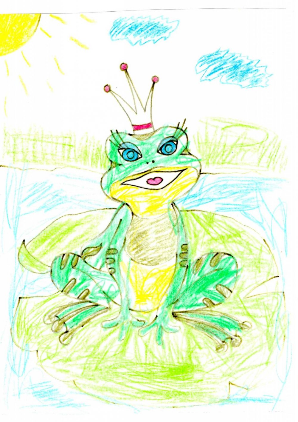 Рисование Царевна лягушка
